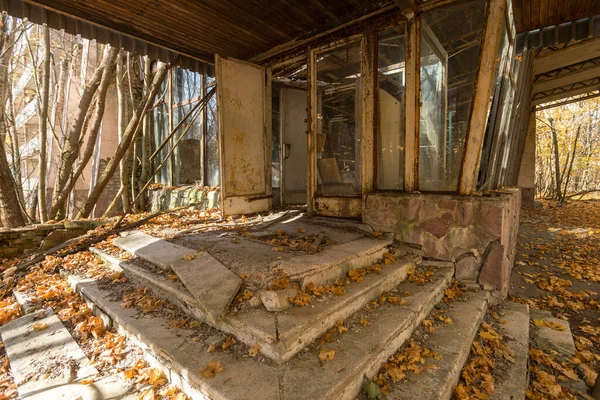 Abandoned Shop Ghost Town Pripyat Post Apocalyptic Interior Chernobyl Zone — Stock Photo, Image