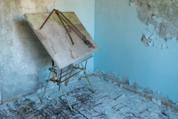 Apartamento Abandonado Cidade Fantasma Pripyat Interior Pós Apocalíptico Zona Chernobyl — Fotografia de Stock
