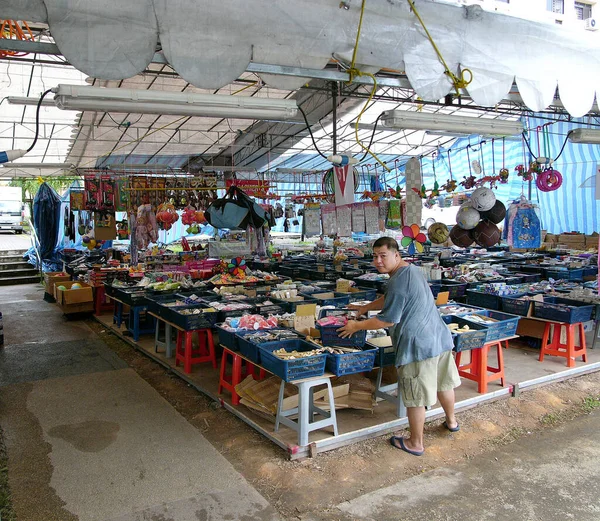 Juni 2008 Amiralitetet Singapore Stora Öppna Marknadsföra Sälja Leksaker Såsom — Stockfoto