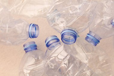 Plastik şişeler geri dönüşüm konsepti, arkaplan