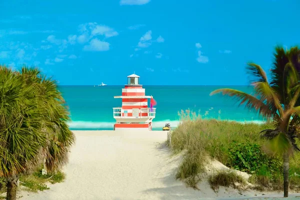 Jih Miami beach na Floridě — Stock fotografie