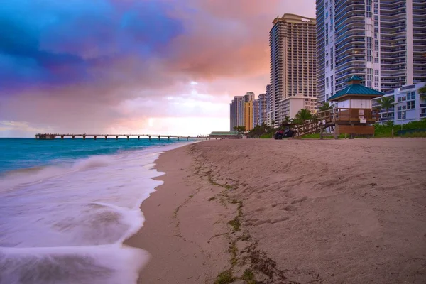 Sonniger Inselstrand, Miami — Stockfoto