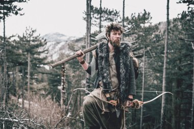 Ormanda vahşi viking