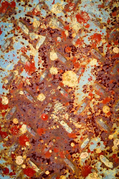 Rusty steel plate background — Stock Photo, Image