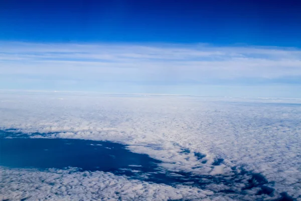 Хмарний пейзаж абстрактний фон схожий на льодовик на морі — стокове фото