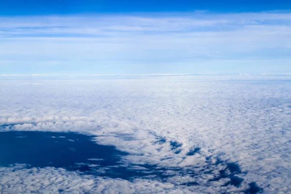 Cloudscape abstraktní pozadí vypadají jako ledovec na moři — Stock fotografie