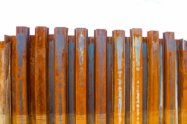 yaprak yığını duvar Çelik istinat duvarı çelik levha kazık için 