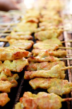 Domuz eti, Tayland sokak yemeği..