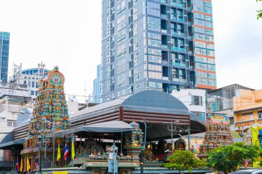 Silom, Bangkok, Thailand - Jan 25, 2020. Sri Maha Mariamman Temp
