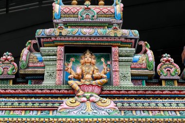 Silom, Bangkok, Thailand - Jan 25, 2020. Sri Maha Mariamman Temp