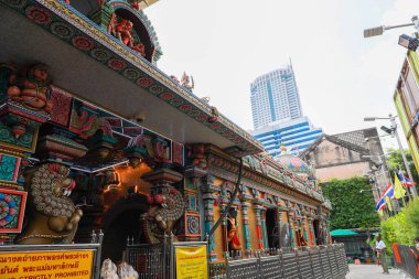Silom, Bangkok, Thailand - Jan 25, 2020. Sri Maha Mariamman Temp