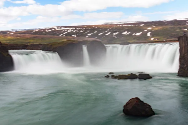 Godafoss Malebný Vodopád Islandu — Stock fotografie