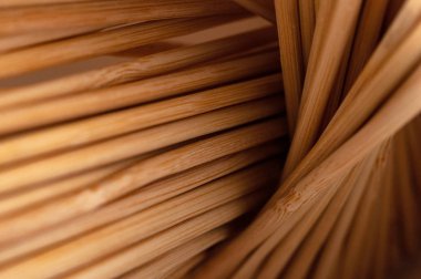 ahşap örgü iğnelerinin deseni yatay