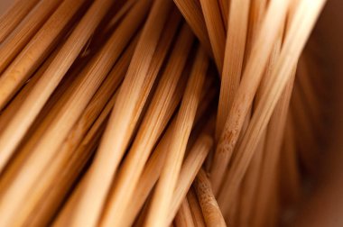 ahşap örgü iğnelerinin deseni yatay