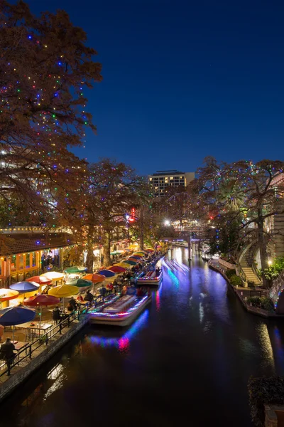 Floden promenad i san antonio texas — Stockfoto