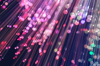 Fiber optik ışık soyut arka planı için