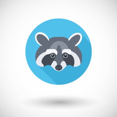 Rakun vektör simgesi