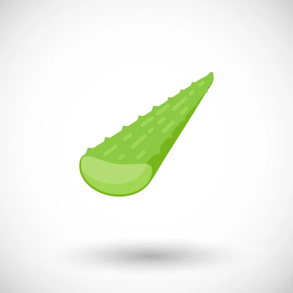 Aloe vera vecteur végétal icône plate — Image vectorielle