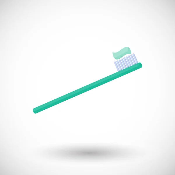 Toothbrush vector flat icon — Stock Vector