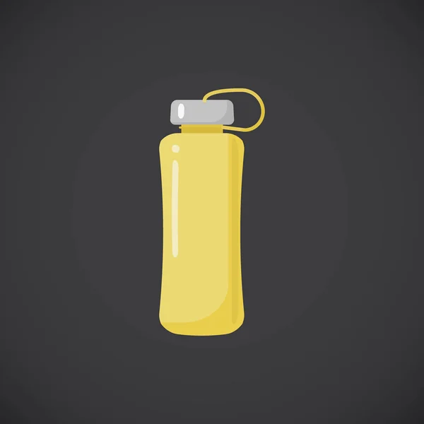 Fitness bottle vector flat icon — Stock Vector