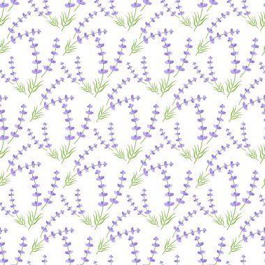 Lavanta vektör seamless modeli