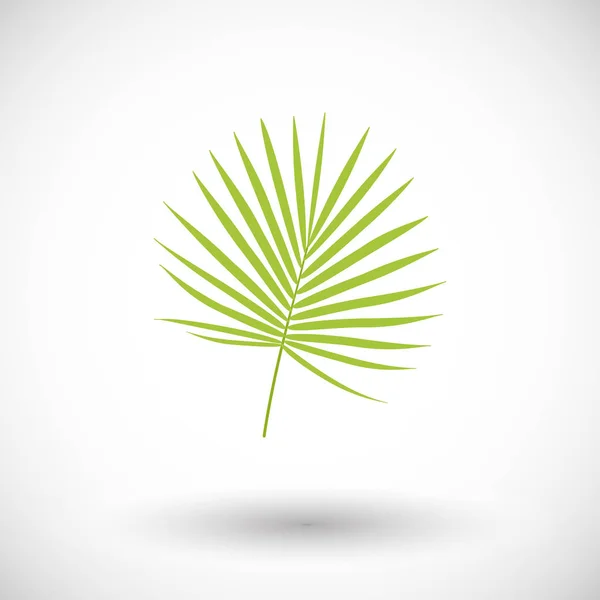 Значок вектора пальмовой ветви — стоковый вектор