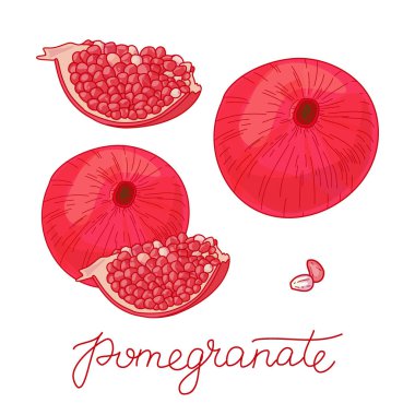 Nar meyve şekil kümesi