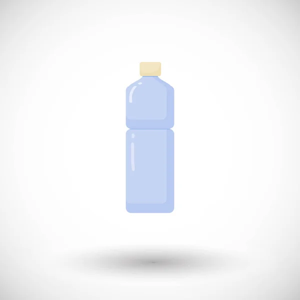 Plastic bottle flat vector icon, plastic waste — Stock Vector