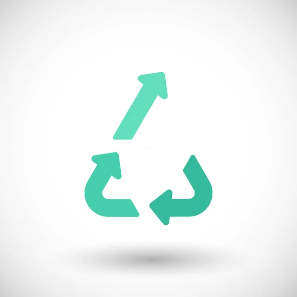 Upcycling ícone vetor plano — Vetor de Stock