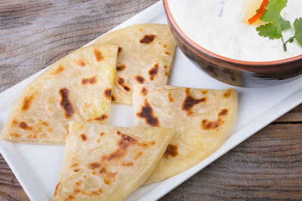 신선한 인도 flatbread — 스톡 사진