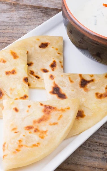 신선한 인도 flatbread — 스톡 사진