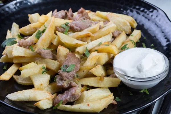 etli patates kızartması