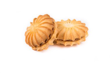 Beyaz arkaplanda çerezler