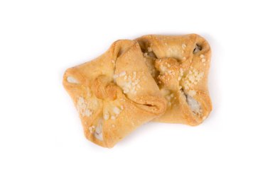 Beyaz arkaplanda çerezler