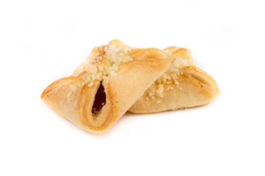 Beyaz arkaplanda çerezler