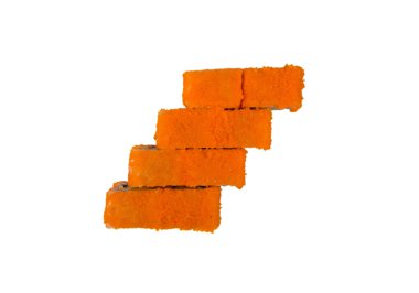 Japon rulo beyaz izole