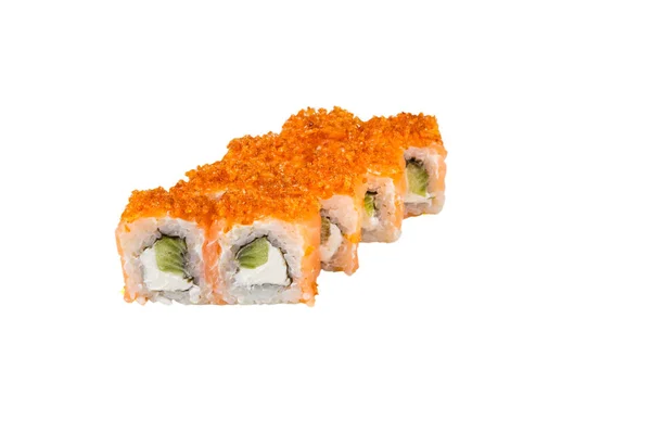 Japanese rolls isolated on a white — Stock Photo, Image