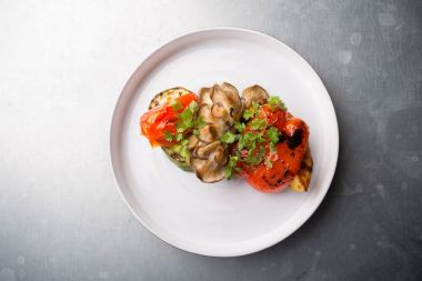 Izgara sebze garnitür