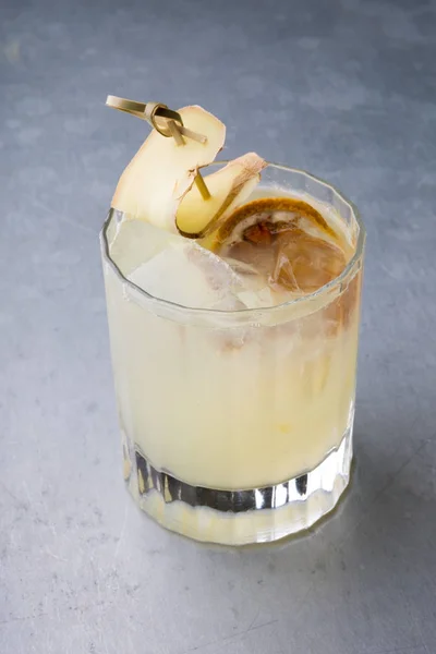 Glass of ginger cocktail — Stock Photo, Image