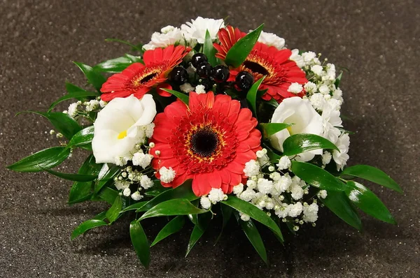 Flowers decoration with gerberas — Stock Photo, Image