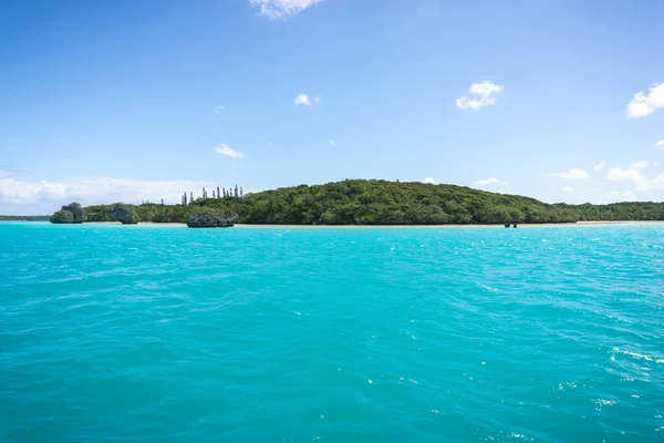 Морський Мис Знаменитої Затоки Упі Нова Каледонія Бірюзова Лагуна Типові — стокове фото