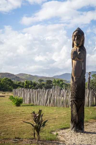 Typisches Kaledonisches Totem Gouaro Deva Bourail Neukaledonien — Stockfoto