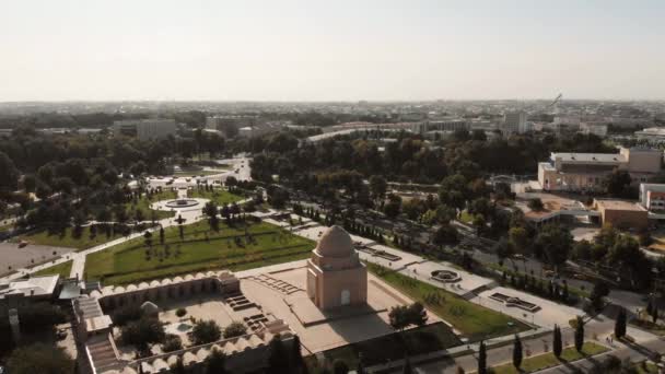 Samarqand City Park Środkowa Azja Uzbekistan — Wideo stockowe