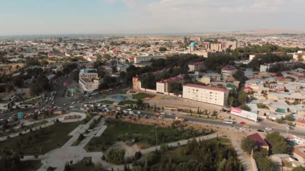 Samarcanda City Park Asia Central Uzbekistán — Vídeo de stock