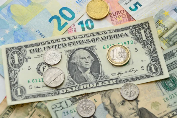 Avro ve dolar paraları ve banknotları; Euro - Dolar; para birimi