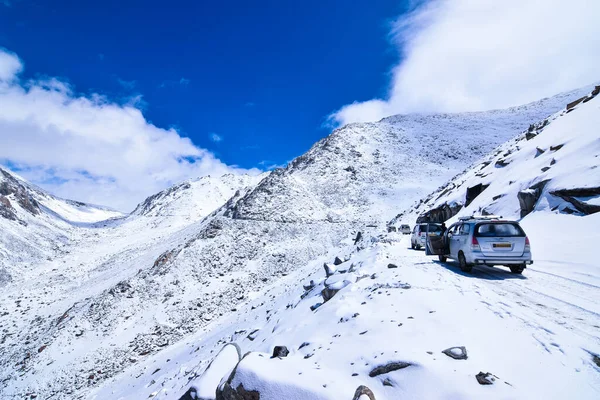 Sulla Strada Nel Paesaggio Leh Ladakh — Foto Stock