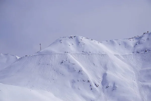 Inverno Mantiene Con Neve Leh Ladakh — Foto Stock