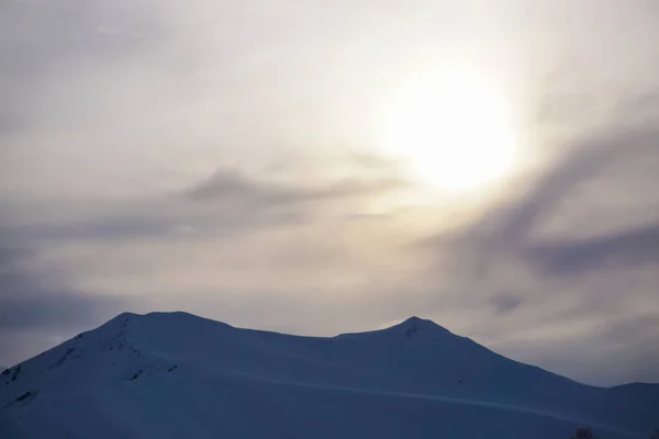 Winterbergen Met Sneeuw Leh Ladakh — Stockfoto