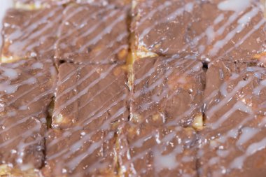 Kızarmış Roti Thai usulü tatlı, parça parça kesilmiş roti..