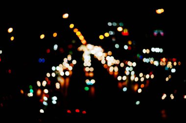 Soyut Light Bokeh Arkaplanı, bulanık renkli bokeh ışık arkaplanı